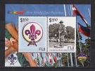 100 ANS DU SCOUTISME 1BF NEUFS ** // MNH S/SHEET // - FIJI - Unused Stamps