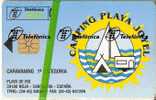 TARJETA CP-083 CAMPING PLAYA JOYEL DE TIRADA 3000  NUEVA-MINT - Commemorative Pubblicitarie