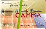 TARJETA CP-092 CALZADOS CAMBA DE TIRADA 5100  NUEVA-MINT - Commemorative Advertisment