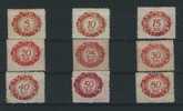 Liechtenstein Portomarken Mi 1-9 (1920) - Strafportzegels