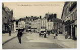 M12 - BRETEUIL - Place Deel'Hôtel De Ville Et Rue D'Amiens (Jolie Carte Animée De 1916) - Breteuil
