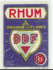 829 */ETIQUETTE DE RHUM D D F DOMAINE DE FLINES - Rhum