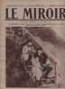 63 LE MIROIR 7 FEVRIER 1915 - FORT MALMAISON - SAPE - AMANCE - LA BASSEE - SERBIE - YARMOUTH - SUIPPES - VERVIERS ... - Allgemeine Literatur