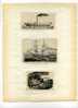 - MARINES . GRAVURES SUR BOIS  DU XIXe S. TIRAGES A PART SUR PAPIER FIN - Altri & Non Classificati