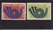 Belgique 1973 - Yv.no.1661/2  Neufs** - 1973