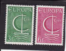 Belgique - Yv.nos.1389/90 - Neufs** - 1966