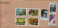 Niue 25.1.1980 Huricane Relief Ovp. Beautiful Fdc Real Posted Soldiers, Ships, Aircraft Carrier, Rocket - Niue