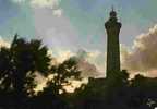 CPSM. PENMARC´H. SOIR D´ORAGE SUR LE PHARE D´ECKMUHL. - Penmarch