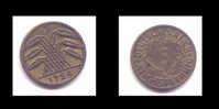 5  REICHSPFENNIG 1924 J - 5 Renten- & 5 Reichspfennig