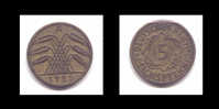 5  REICHSPFENNIG 1925 A - 5 Rentenpfennig & 5 Reichspfennig