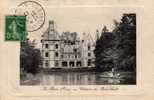 27 LA BARRE EN OUCHE (envs Beaumesnil) Chateau De Bosc André, Animée, Barque, Ed Houlette, 1913 - Beaumesnil