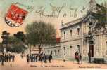 30 ALES ALAIS Place Et Hotel De Ville, Animée, Colorisée, Ed PN, 1911 - Alès