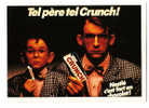 {49942} Publicité Nestlé Crunch Fiche Atlas , Alimentation ; 1987 - Collections