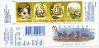 SVERIGE Carnet LAPIN  Kanischen Rabit Musique 1999   Lot De 10 Valeur En 2020 : 400 SEK Soit 40 Euros - Unused Stamps