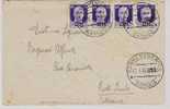 954)lettera Con 4x50c. PM Imperiale Da S. Venerina A Rodi Siculo Il 17-4-1945 - Marcofilie