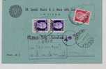 955)cartolina Con 2x50c. PM Imperiale+20c. Imperiale Da Siena A Sovicille Il 22-4-1945 - Marcophilie