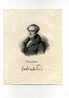 - PORTRAIT DE CHATEAUBRIAND  . LITHO DU XIXe S. - Litografia