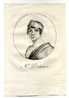 - PORTRAIT DE Mlle DUCHECHESNOIS . LITHO DU DEBUT DU XIXe S. - Lithographien