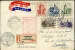 Kastelen 1953 Op Kaart  Speciaal Vlucht Eindhoven-Schipol-Amsterd Am 15 Mei 1951 En Special Stempel PHILIPS - Lettres & Documents