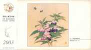 Pre-stamped Card Flower Bee Insect - Bienen