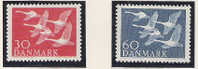 DENMARK, 1956 DAY OF THE NORTH MI 364-365** - Unused Stamps
