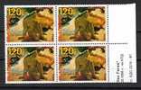 BULGARIA - 1998 150 Years  Paul Gogen 1 V MNH   Block Of Four - Impresionismo