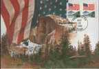 CPJ Usa 1988 Drapeaux National Park Yosemite - Enveloppes