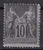 France *  N° 103 - 10c  Noir S. Lilas - 1898-1900 Sage (Tipo III)