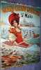 Poster,Reprint,Grand Casino Municipal,Rowing,Lady,Swimmers,postcard - Casinos