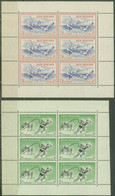 NEW ZEALAND..1957..Michel # 371 Y-372 Y...MNH...Kleinbogensatz Y (2 Klb.). - Neufs