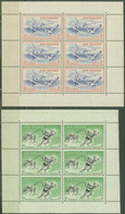 NEW ZEALAND..1957..Michel # 371 Y-372 Y...MNH...Kleinbogensatz Y (2 Klb.). - Unused Stamps