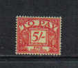 PC192C - GRAN BRETAGNA 1959 , Segnatasse Il 5sh Unificato N. 63  *** - Postage Due