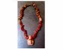 Collier Mexicain Ambre Et Cornaline / Amber And Cornalian Neclace From Mexico - Etnica