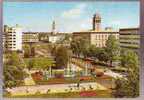 Jolie CP Allemagne Bade Wurtemberg Karlsruhe Wasserspiele Am Feltplatz - Parc Jardin Public - écrite - Karlsruhe