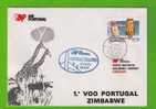 Avions Aviation Transports TAP Airline Cover 1st Flight  PORTUGAL  22/9/1981 Lisboa - ZIMBABWE (Salisbury) Afrique Sp456 - Briefe U. Dokumente