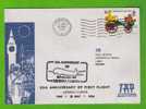 1974 -  25 Anniv 1st FLIGHT By TAP, Airmail LONDON (United Kingdom) / LISBOA (Portugal) RETURN Sp360 - Lettres & Documents