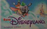Passeport Euro Disneyland  1992 (enfant)  Dumbo - Toegangsticket Disney