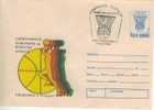 Championnat  Européen   De Basket 1989   Entier Roumain  Illustration  Affranchissement Oblitération Concordants - Basketbal