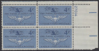 !a! USA Sc# 1185 MNH PLATEBLOCK (UR/27014) - Naval Aviation - Ongebruikt