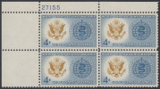 !a! USA Sc# 1194 MNH PLATEBLOCK (UL/27155) - Malaris Eradication - Unused Stamps