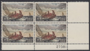 !a! USA Sc# 1207 MNH PLATEBLOCK (LR/27381) - Winslow Homer - Neufs