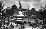 Paris .place De La Republique Cps (grand Format Dentellee)rare - Arrondissement: 11