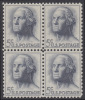 !a! USA Sc# 1213 MNH BLOCK - George Washington - Unused Stamps