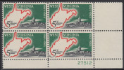 !a! USA Sc# 1232 MNH PLATEBLOCK (LR/27512) - West Virginia Statehood - Unused Stamps