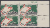 !a! USA Sc# 1232 MNH PLATEBLOCK (UR/27509) - West Virginia Statehood - Unused Stamps