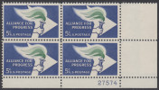 !a! USA Sc# 1234 MNH PLATEBLOCK (LR/27574) - Alliance For Progress - Nuovi