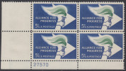 !a! USA Sc# 1234 MNH PLATEBLOCK (LL/27570) - Alliance For Progress - Unused Stamps