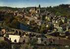 CPSM. UZERCHE. LA PERLE DU LIMOUSIN SUR LES BORDS DE LA VEZERE. VUE GENERALE. - Uzerche