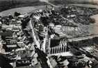 CPSM. CONCHES. L´EGLISE ET LA PLACE CARNOT. DATEE 1955. - Conches-en-Ouche