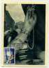 METIER D ART / JOALLIER / ORFEVRERIE / BIJOU / CARTE MAXIMUM 1954 / MAIN - Autres & Non Classés